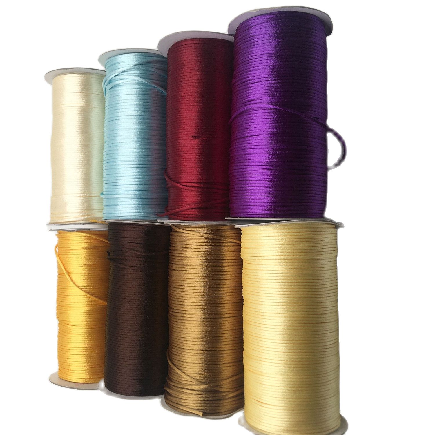 2mm Braided Macrame Silk Macra - Ribbon Wired Satin review and price