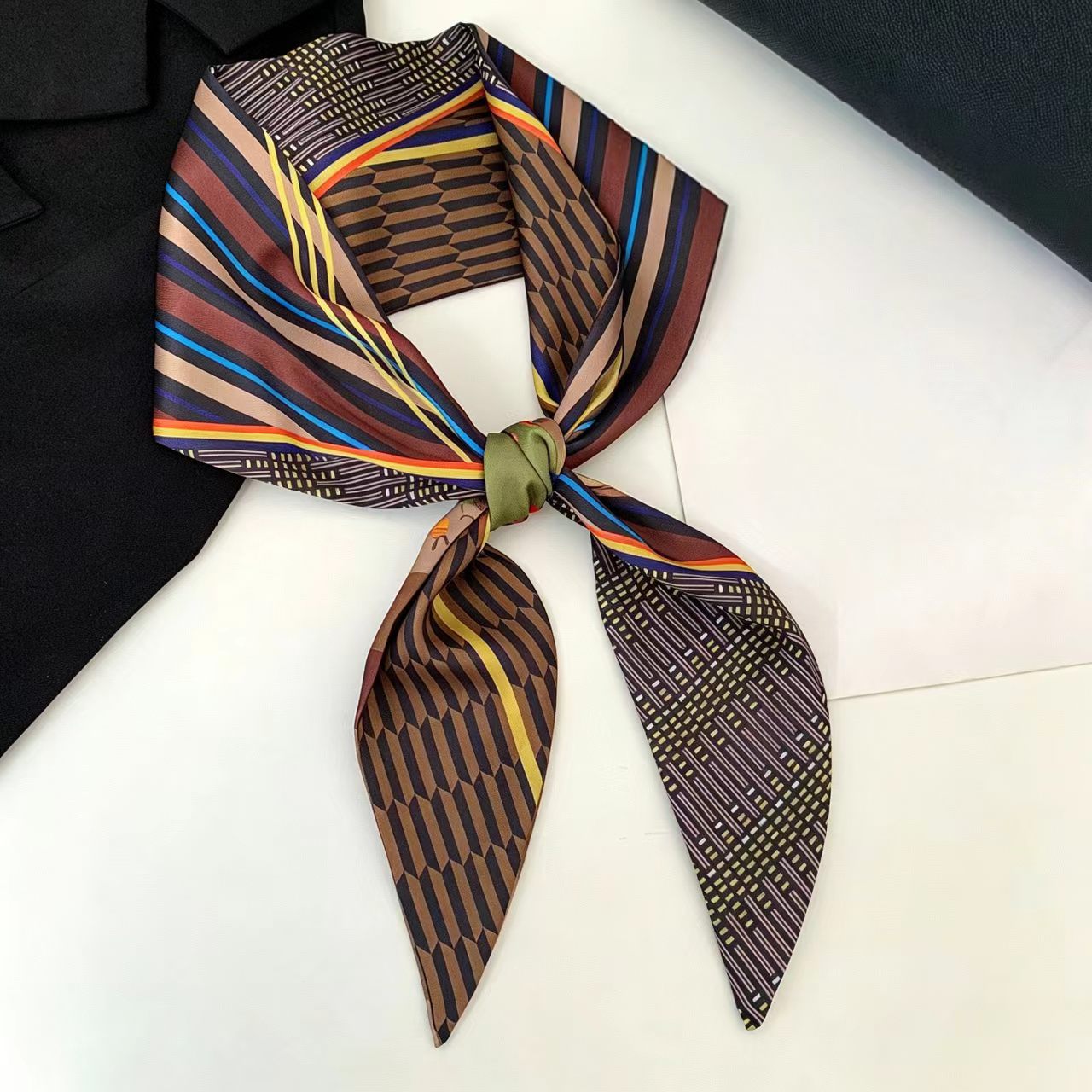 Luxury Print Long Hair Ribbon  - Ribbon Wired Satin review and price