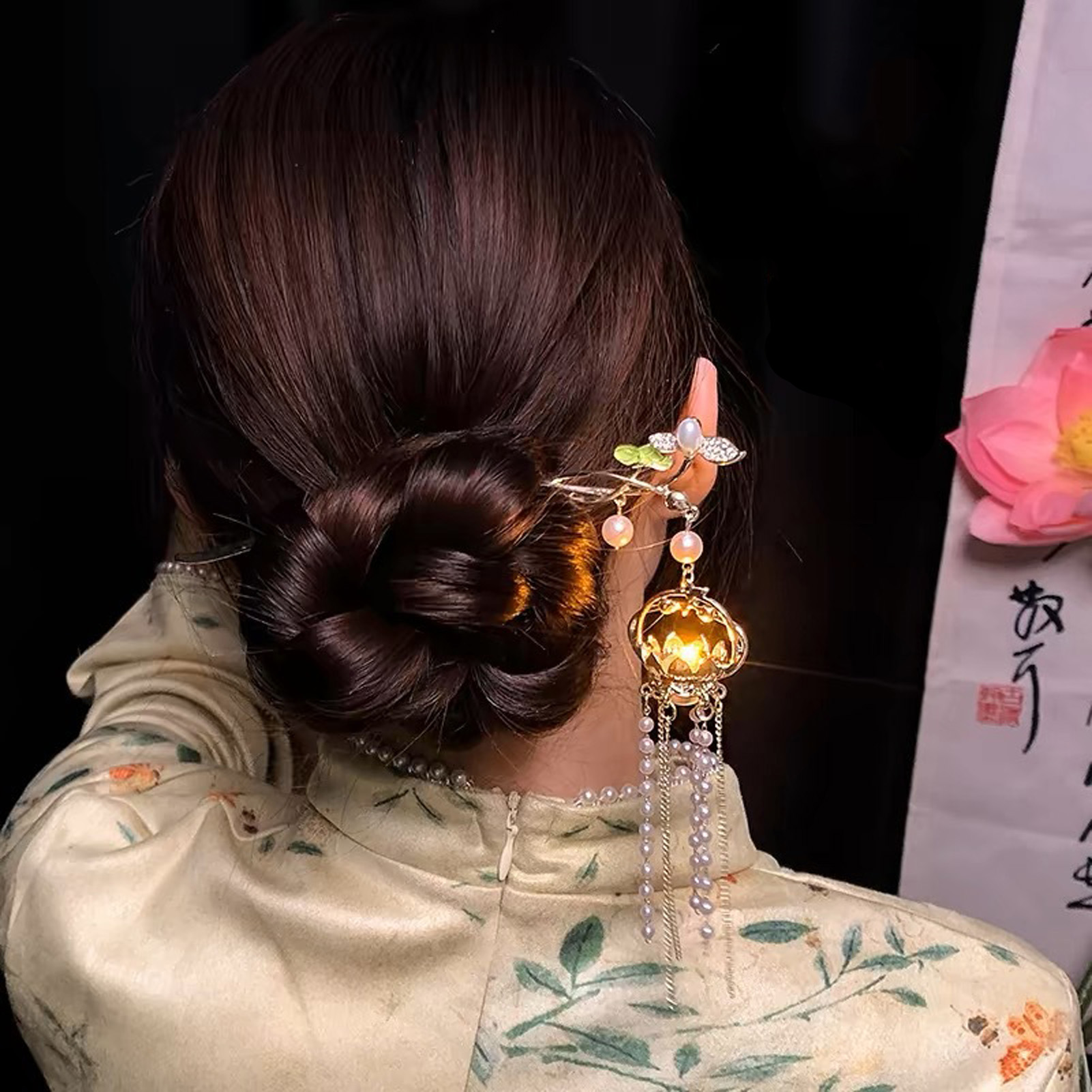 Luminous Flower Hairpin Exquis - Supply Florist review and price