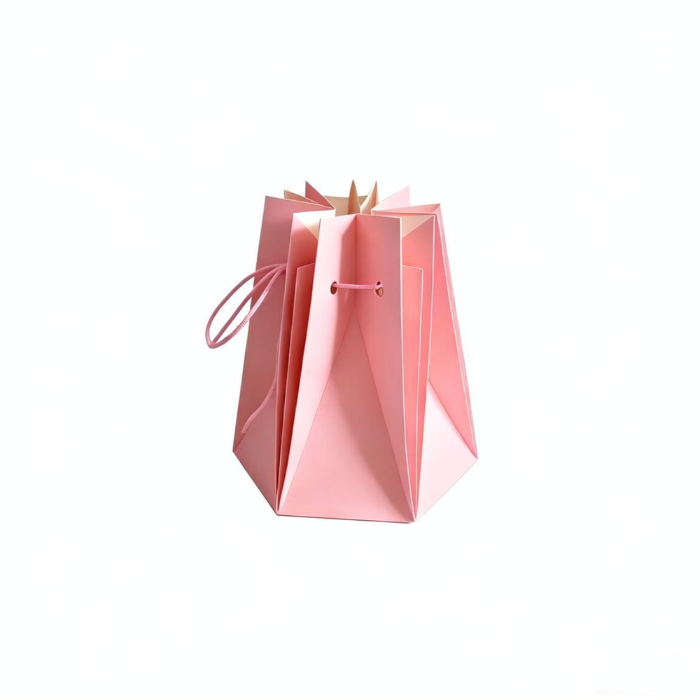 Stylish Hexagon Flower Carrier - Florist Supply Paper review and price