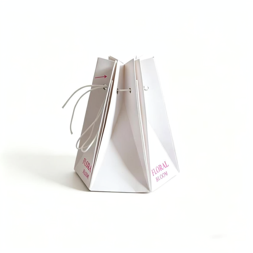 Stylish Hexagon Flower Carrier - Florist Supply Paper review and price
