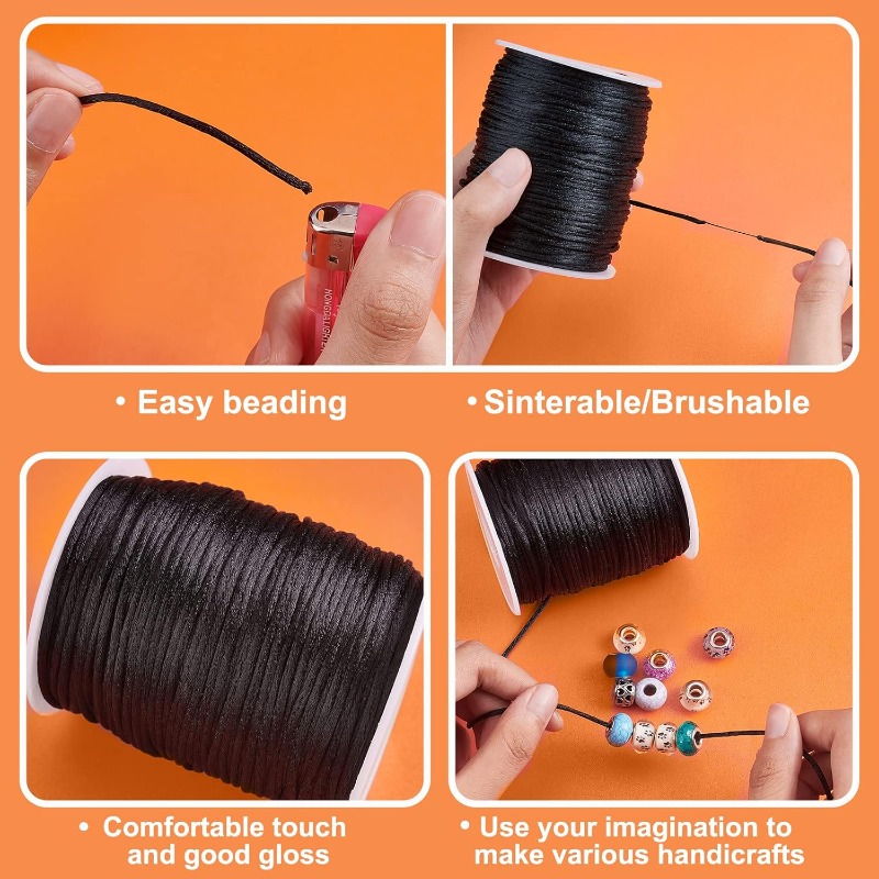 106 Yards Rattail Satin Cords  - Ribbon Wired Satin review and price