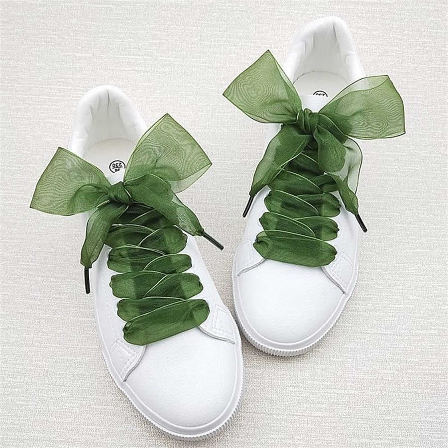 1 Pair 4cm Widen Organza Shoe  - Ribbon Wired Satin review and price