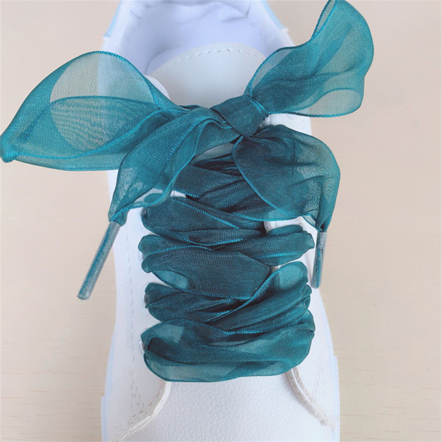 1 Pair 4cm Widen Organza Shoe  - Ribbon Wired Satin review and price