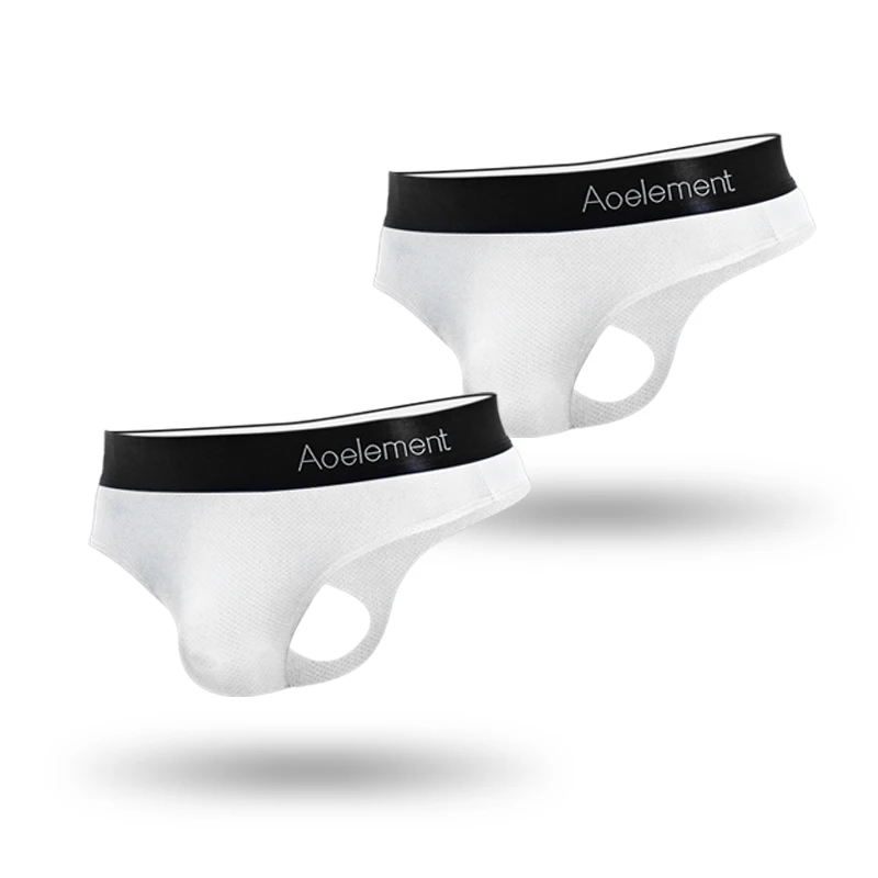 2PCS Men's low-waist solid-col - Ribbon Wired Satin review and price