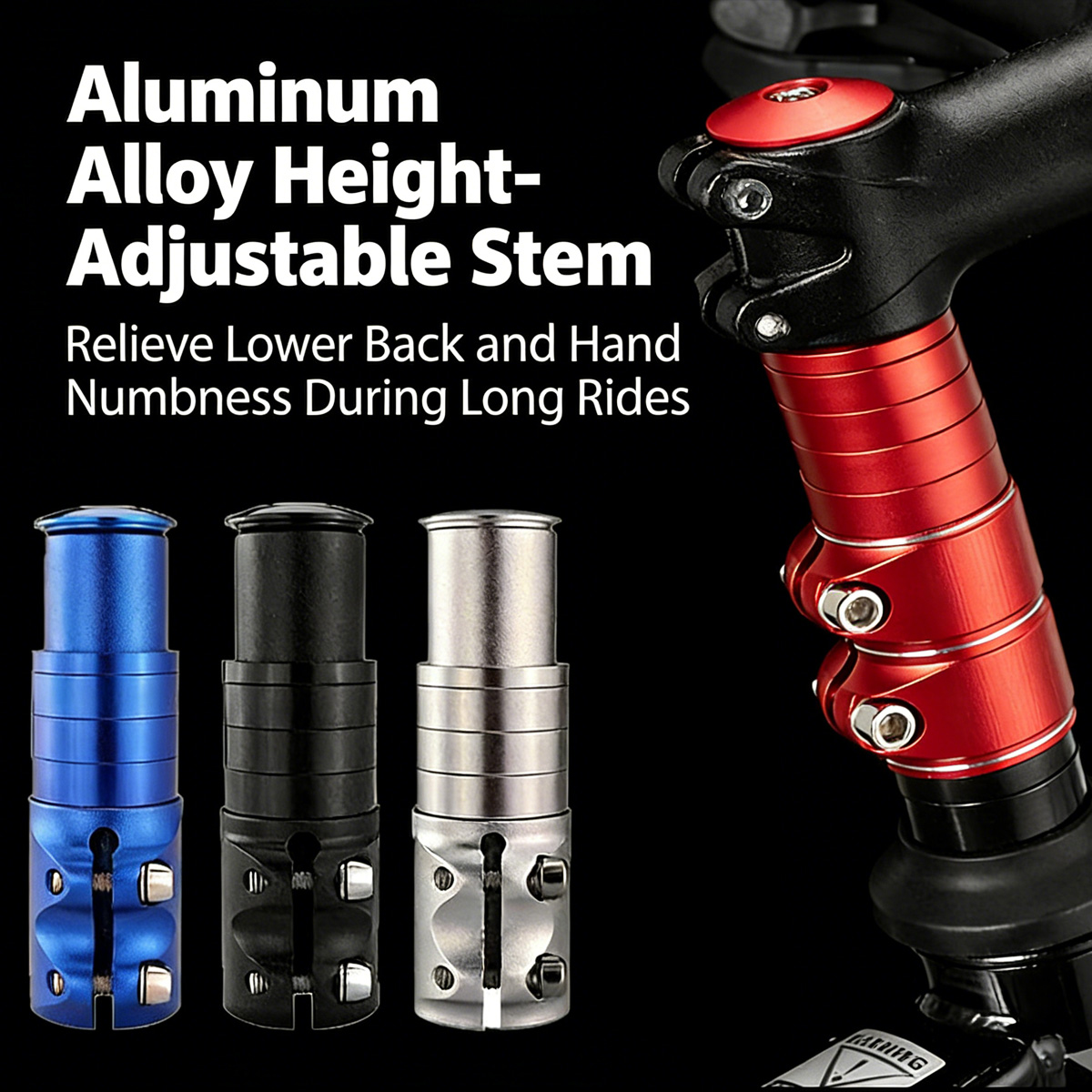 1pc Bicycle Stem Riser Head Tu - Stem Extender Tube review and price