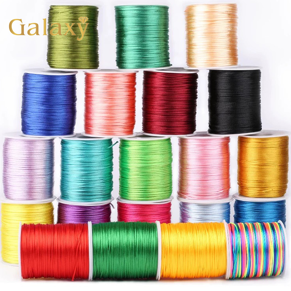 100M/roll 1.5/2/2.5/3mm Nylon  - Ribbon Wired Satin review and price