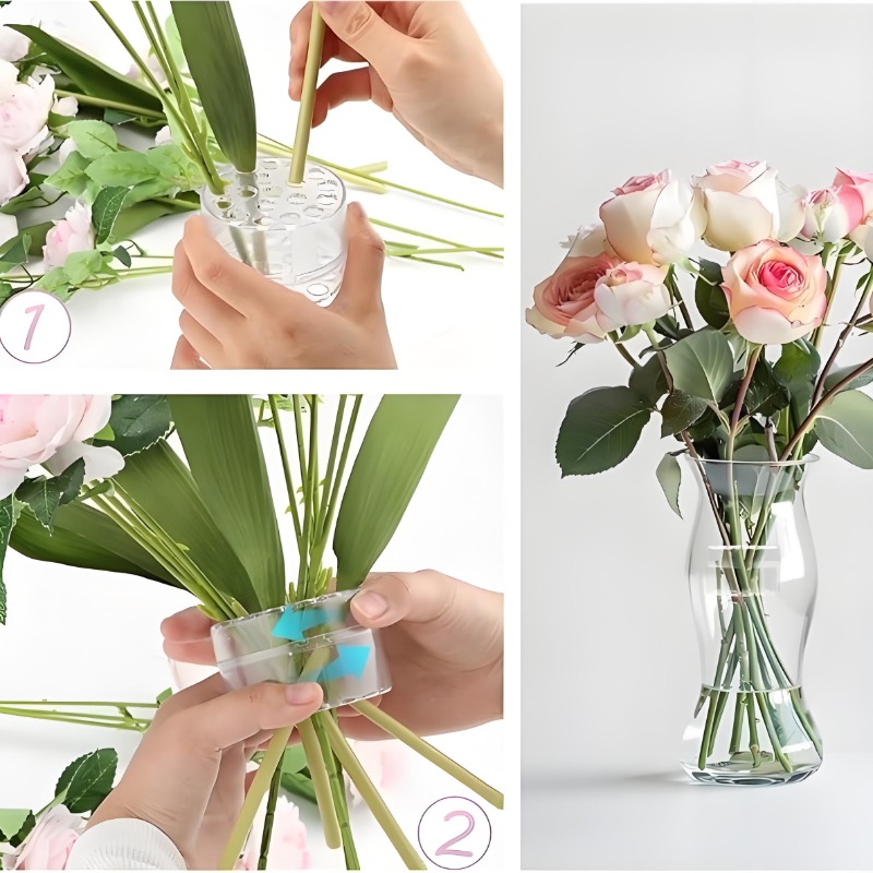 Spiral Stem Holder Sturdy Clea - Supply For Florist review and price