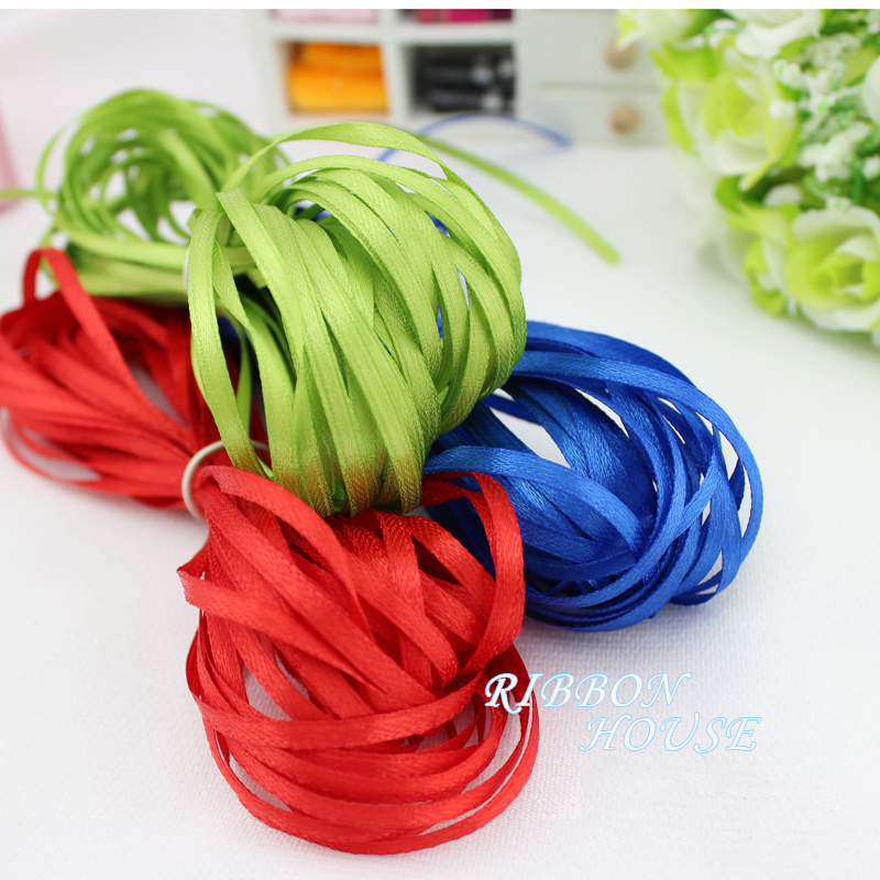 (40 Meters/Lot) 1/8' (3mm) Sin - Ribbon Wired Satin review and price