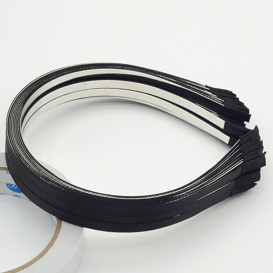 10PCS 5mm Black Satin Ribbon C - Ribbon Wired Satin review and price